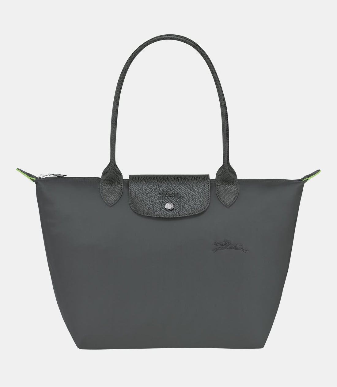 Longchamp Le Pliage Green M Tote – Graphite