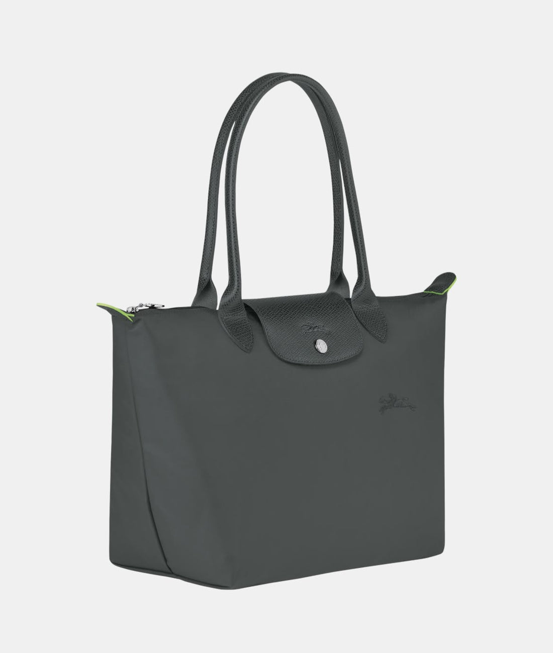Longchamp Le Pliage Green M Tote – Graphite
