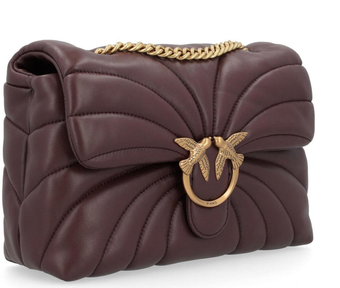 burgundy Pinko Love Bag Puff