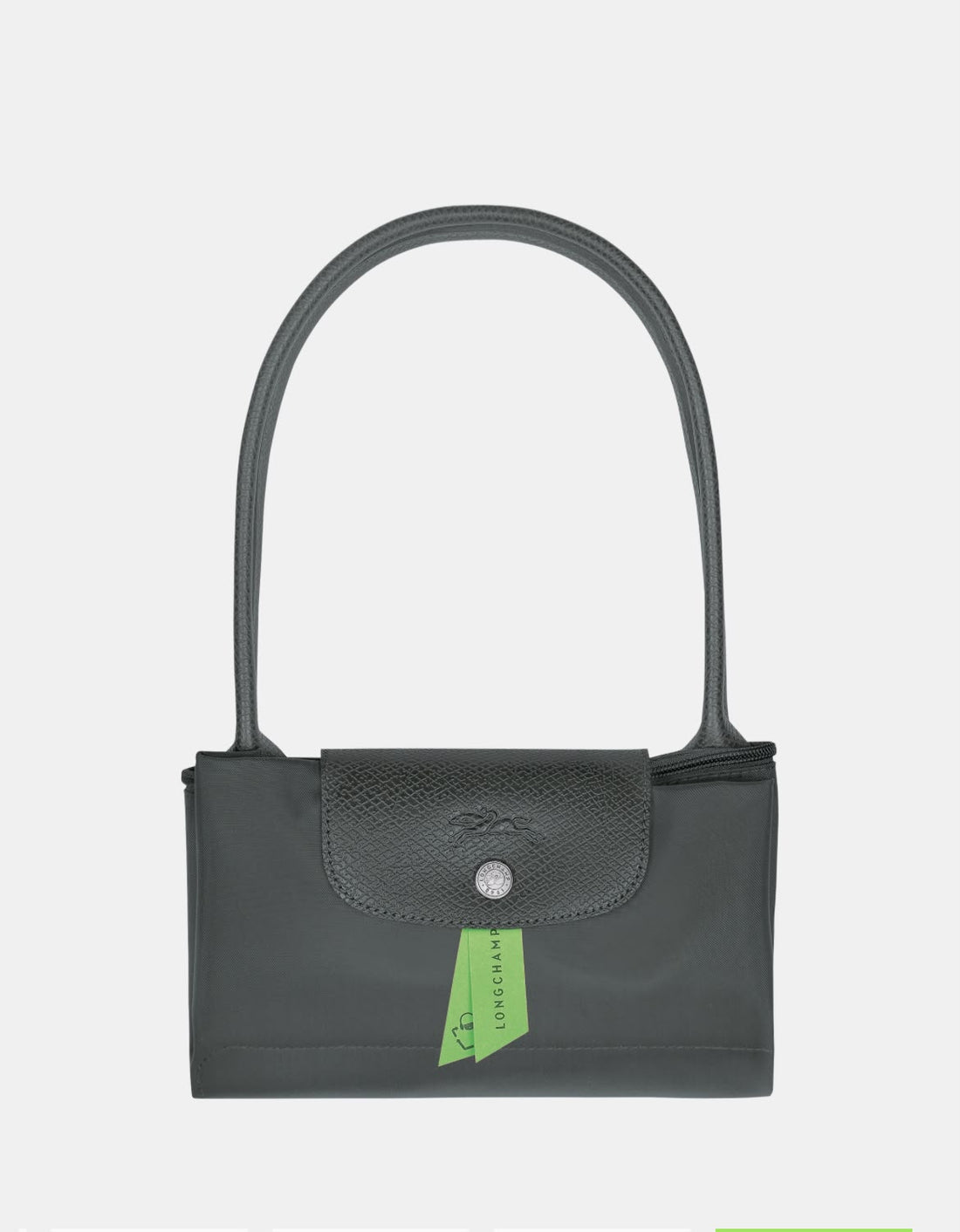 Longchamp Le Pliage Green M Tote – Graphite