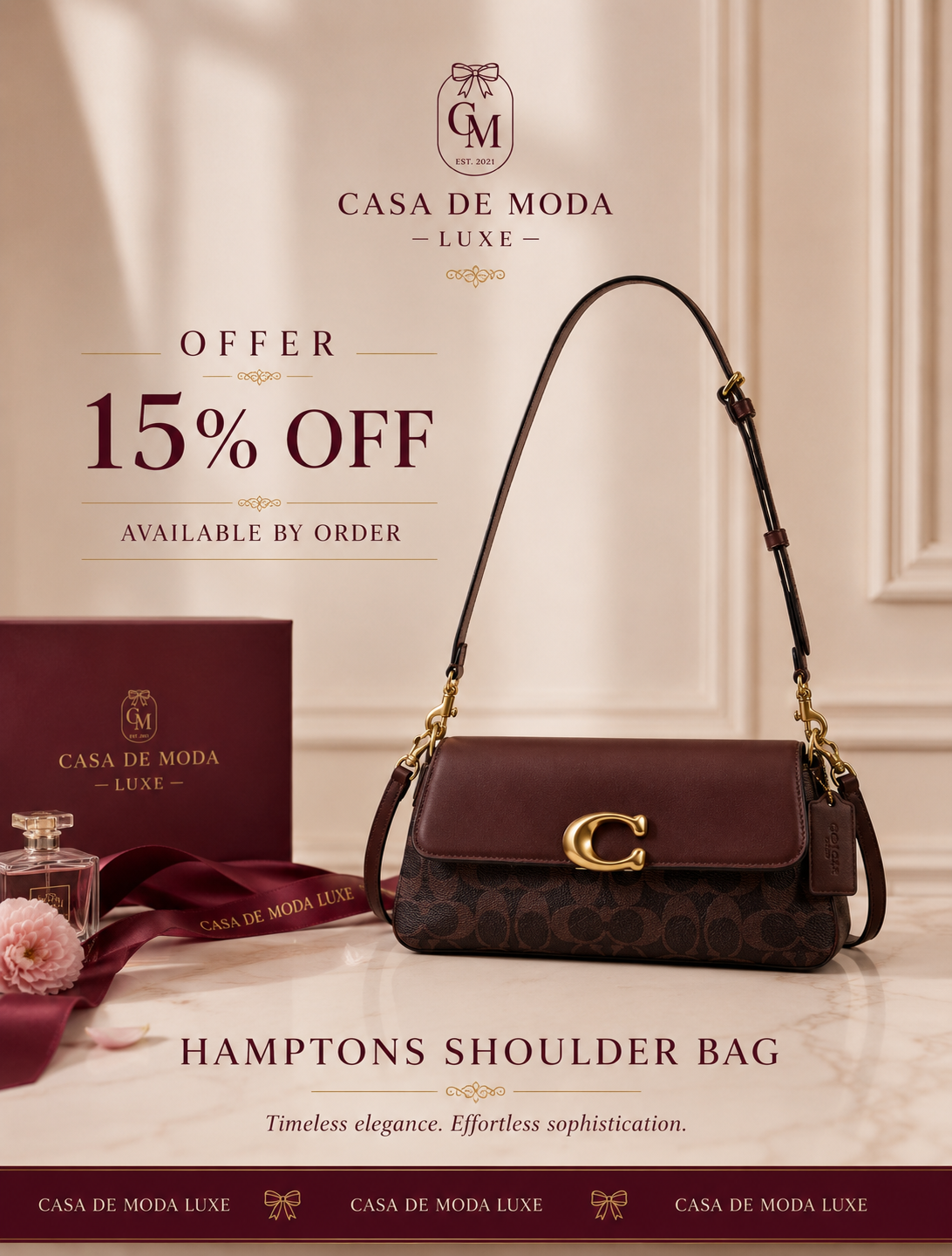 Coach Bandit Shoulder Bag — Signature Canvas