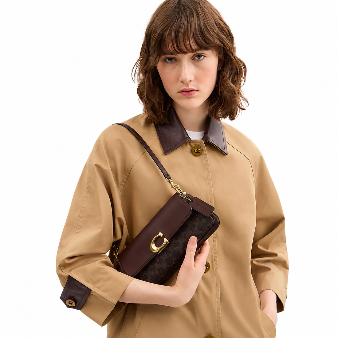 Coach Bandit Shoulder Bag — Signature Canvas