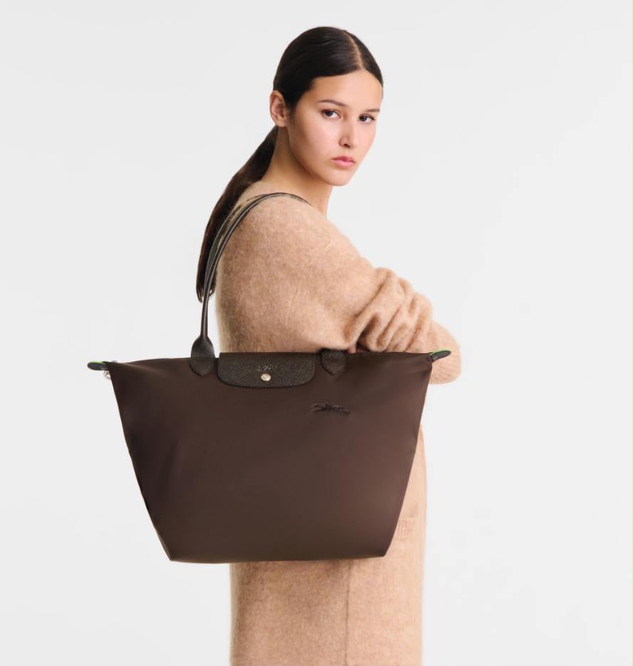 Longchamp Medium Le Pliage Tote Bag – Brown