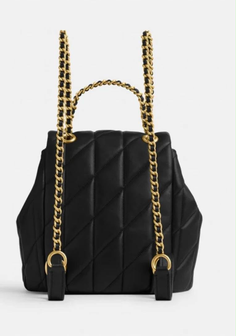 Coach Quilted Tabby Backpack – Black