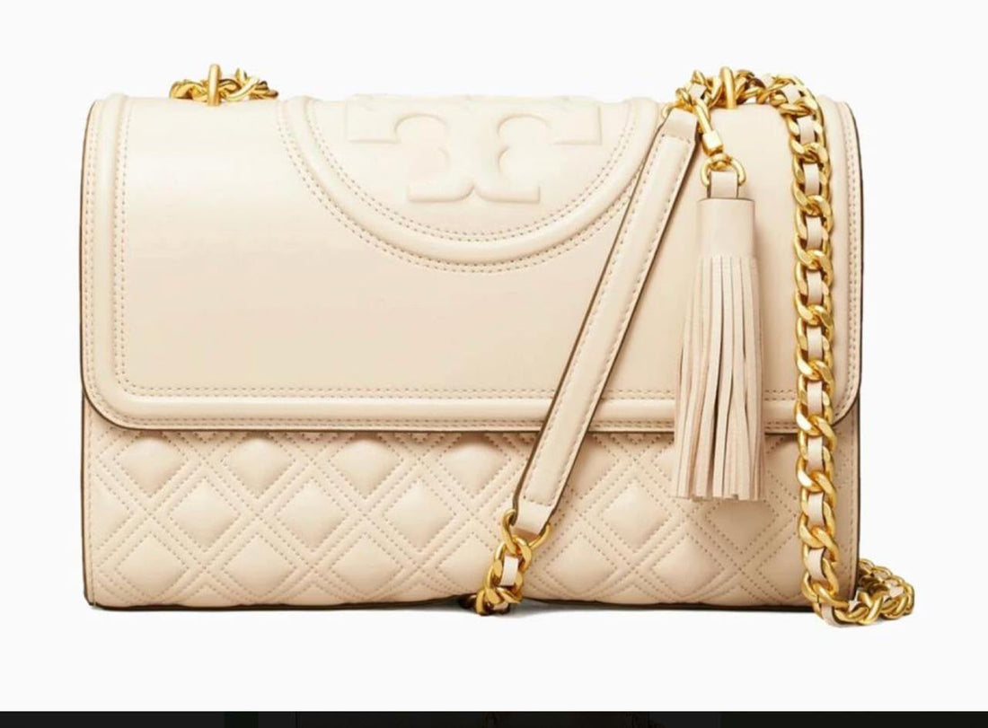 Tory Burch Fleming Convertible Shoulder Bag (Small) – New Cream