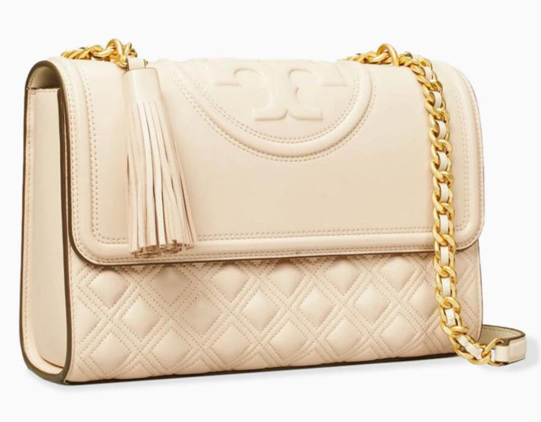 Tory Burch Fleming Convertible Shoulder Bag (Small) – New Cream