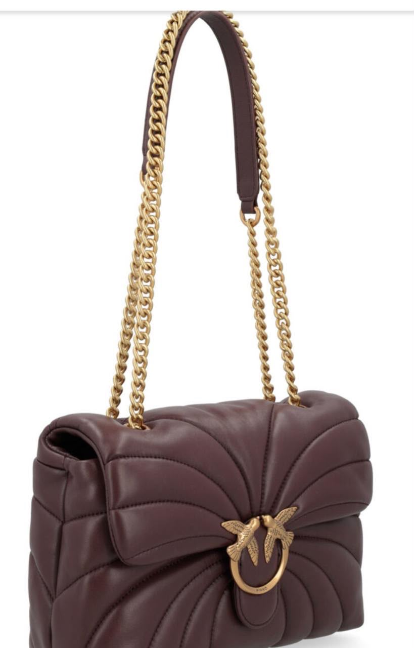 burgundy Pinko Love Bag Puff