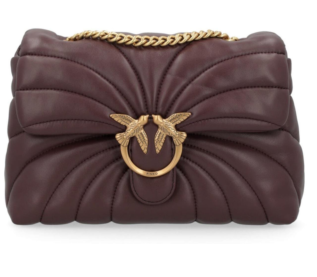 burgundy Pinko Love Bag Puff