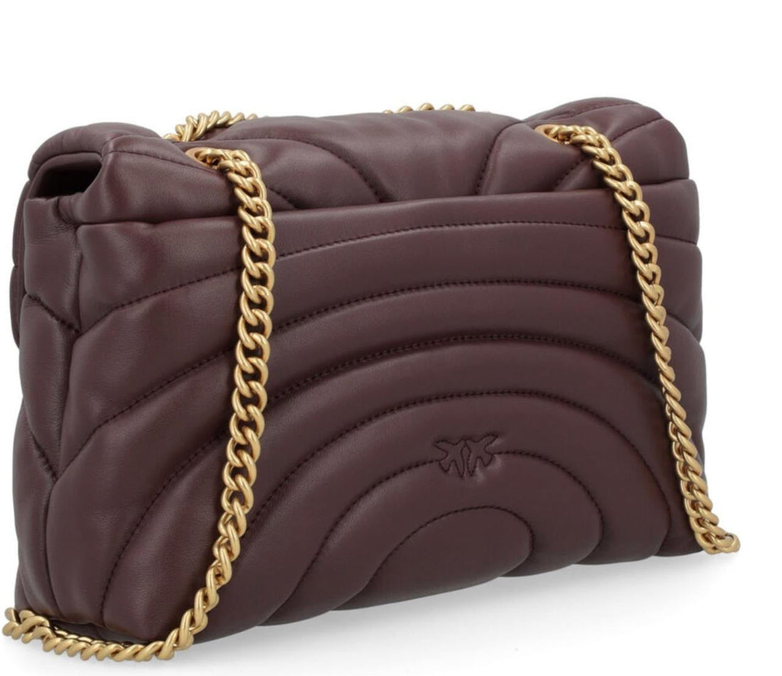 burgundy Pinko Love Bag Puff