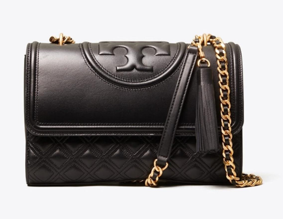 Tory Burch Fleming Convertible Shoulder Bag Large – Black